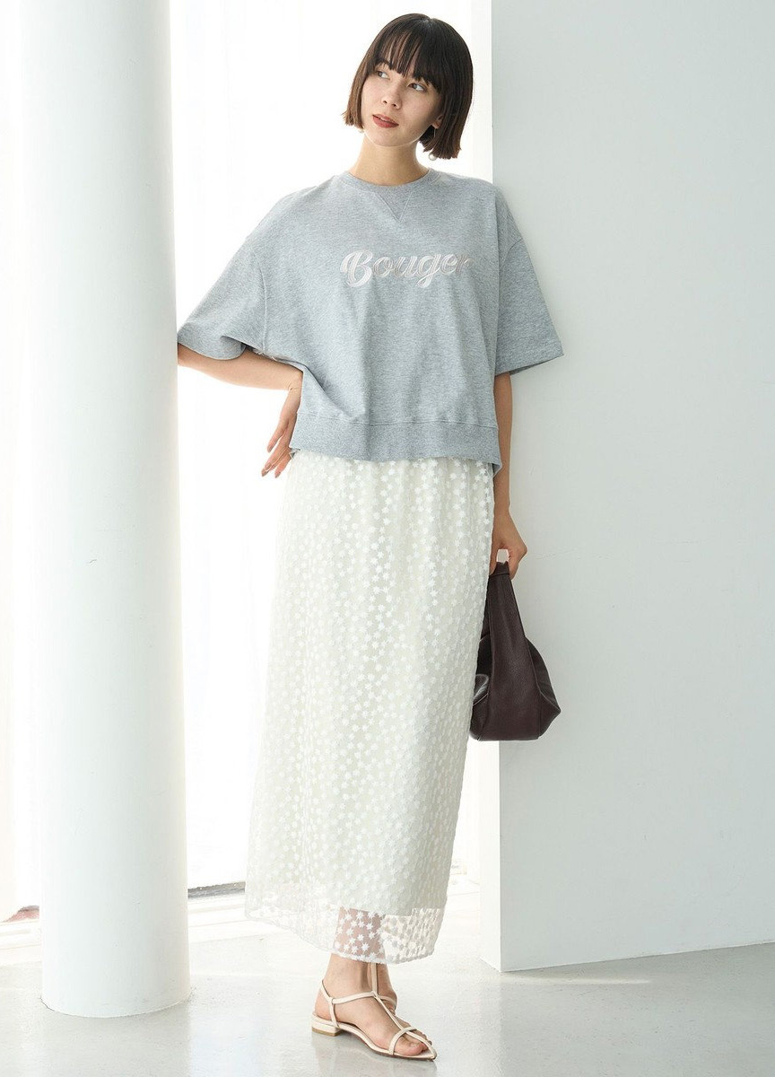 刺繡緹花蕾絲裙